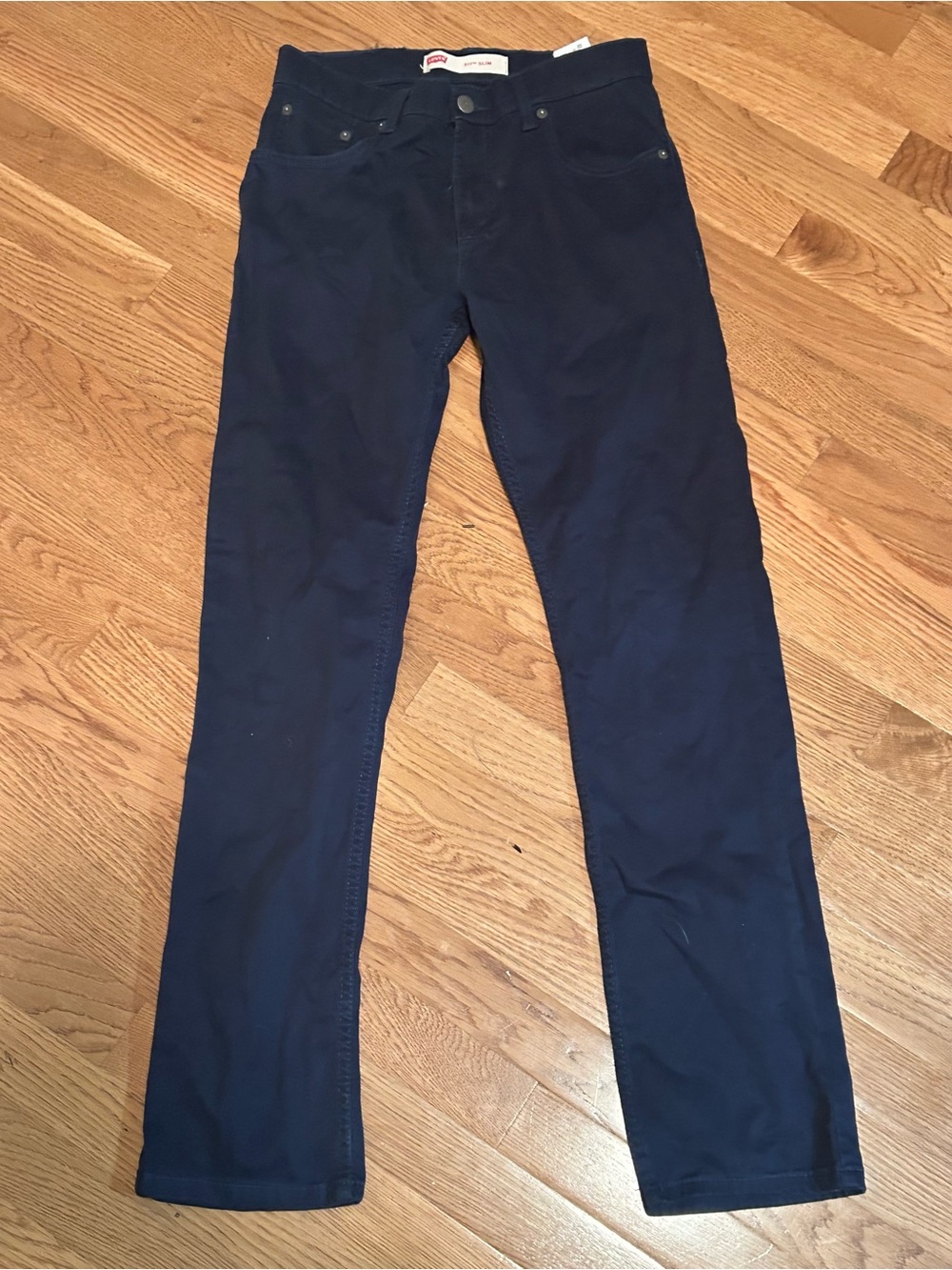 Levi's Boys Slim Straight Jeans in Dark Blue 16